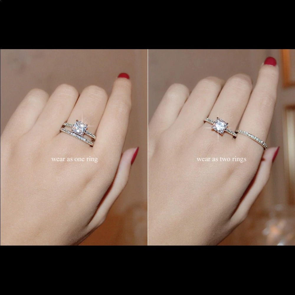 ENGAGEMENT RING SET - Picture 4 of 8